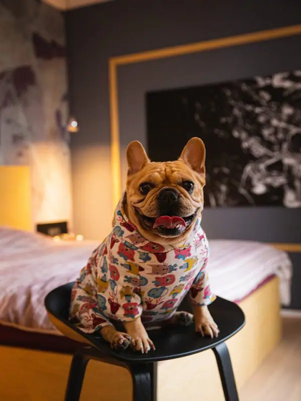 Oblačilo za pse Pancho francoski buldog pasja obleka Zverina 1