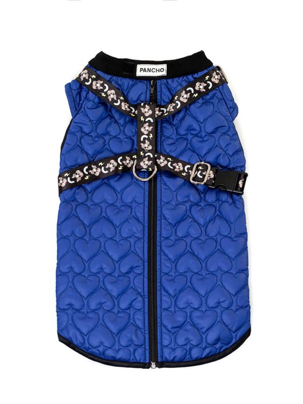 Pancho zimski plašč za pse Berlin moder