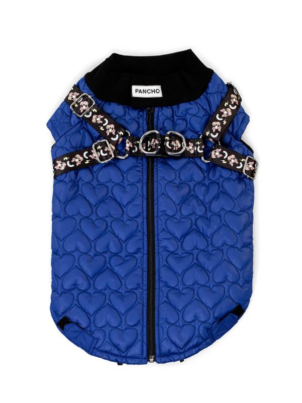 Pancho oblačila za pse zimski plašček Lewis za francoske buldoge